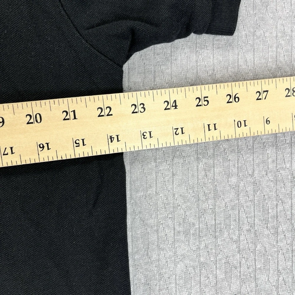 Polo Ralph Lauren Men's Black shirt XL Yellow pony short sleeve golf relaxed fit